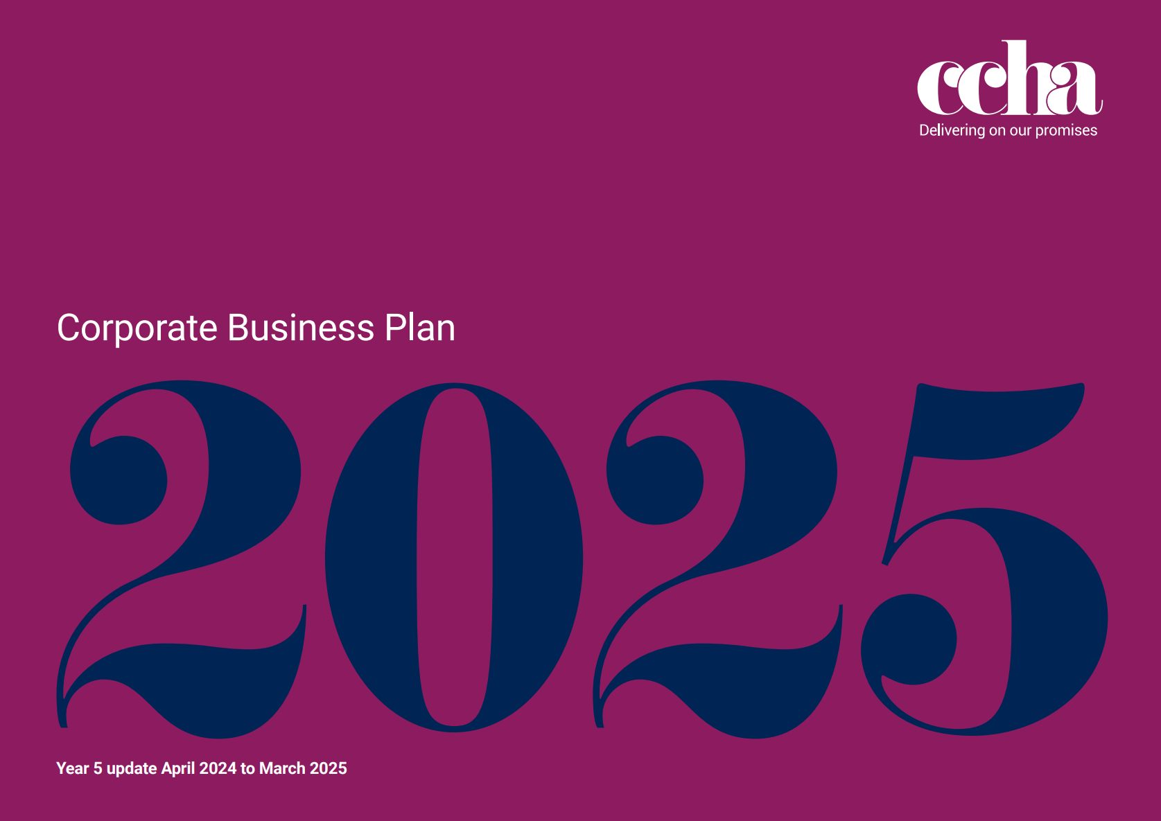 Our priorities for year 5 of our business plan